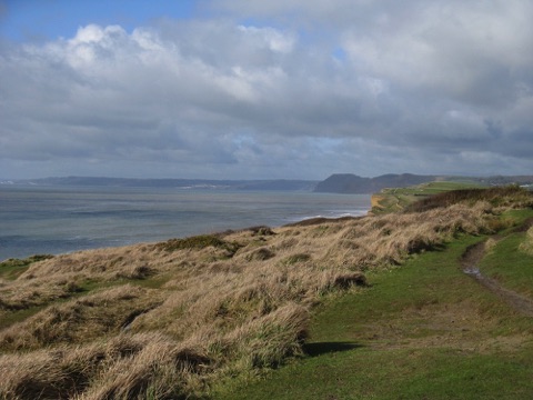 South West Coast Path near Hive Beach
